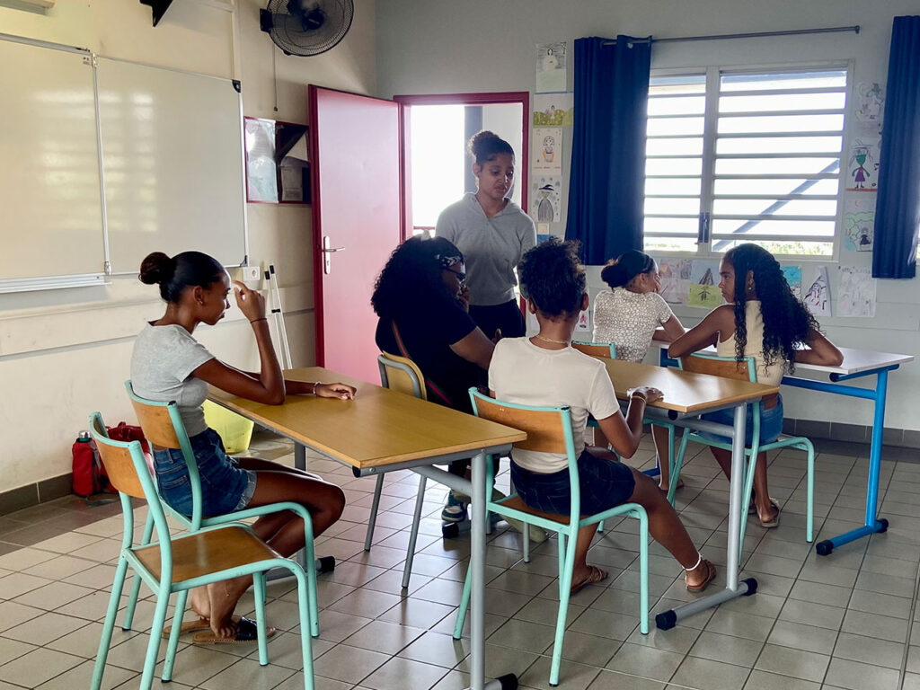 Atelier scolaire collège Texeira da Mota