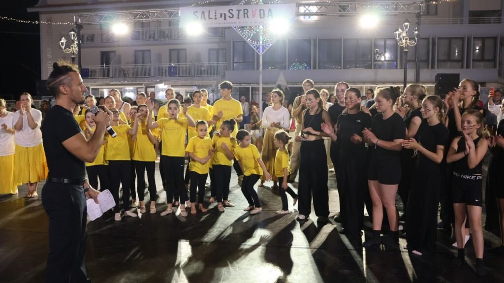 Festival Salinstrada, stage Erasmus de Lakadémi Komidi à San Margherita di Savoia (Italie)